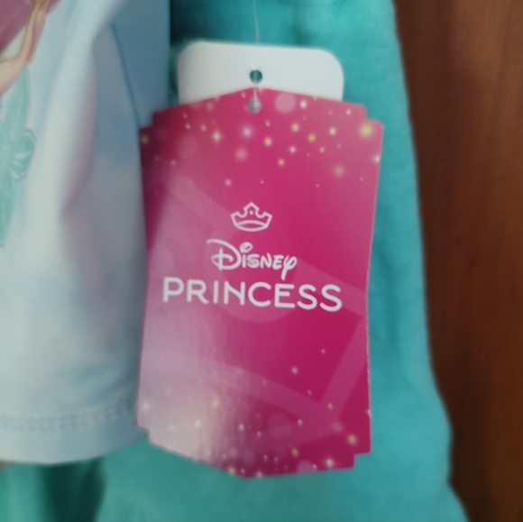 Disney Little Mermaid Girls Aqua Tankini with Ariel Accent - Picture 8 of 10